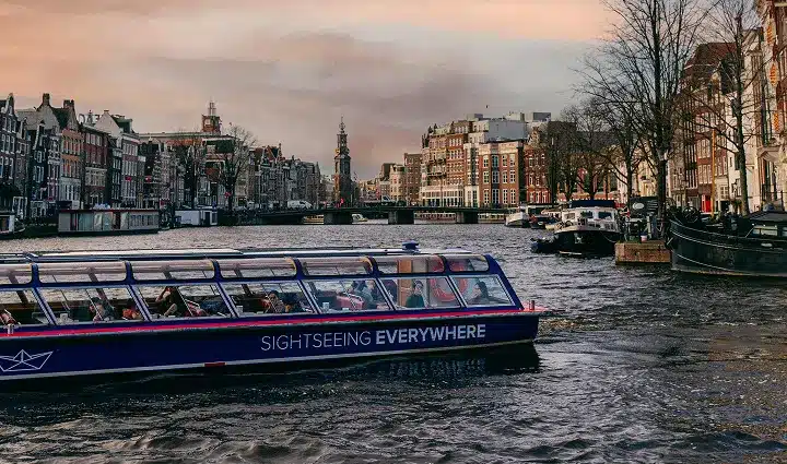 Amsterdam-Evening-View